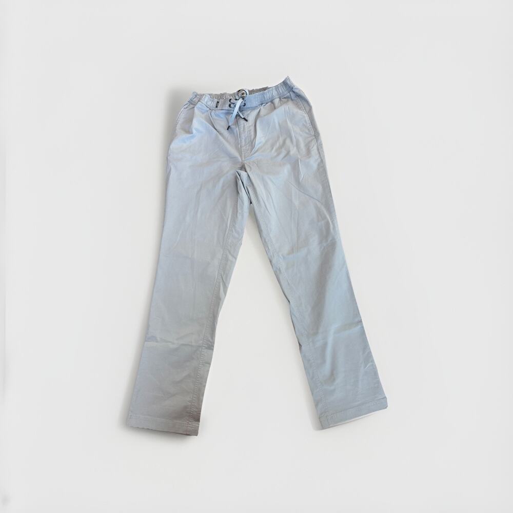 Linksoul‎ Pants Men's Size XL Gray Tempus Fugit Chino Casual Golf Work Preppy